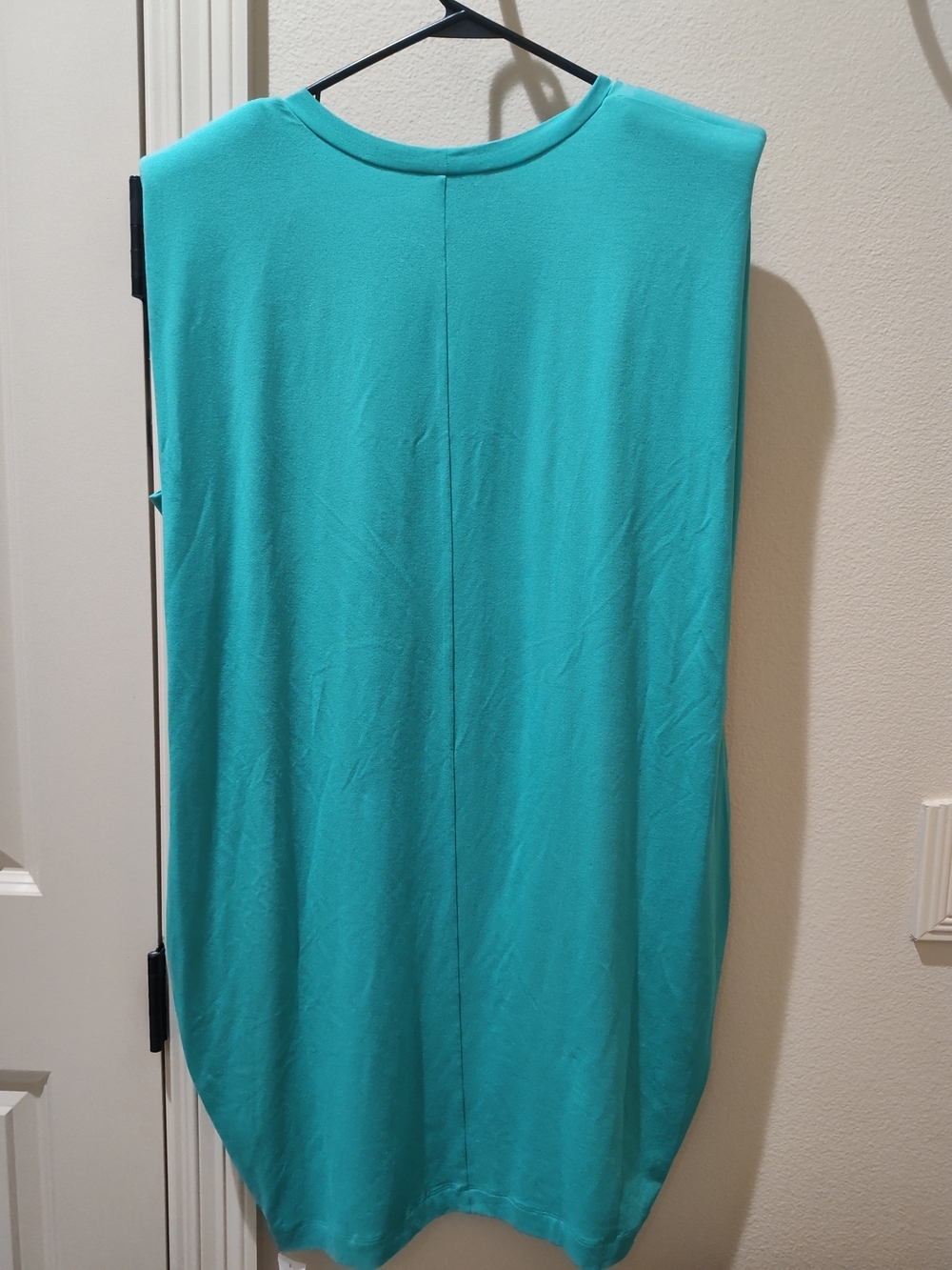 NWT Carla G Brand Size Large Women’s Sleeveless Teal Tank Top Made In Italy - Picture 5 of 5
